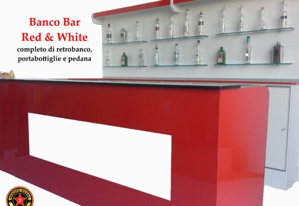 banco bar colore rosso