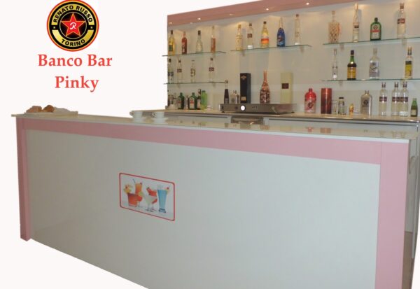 Banco bar rosa