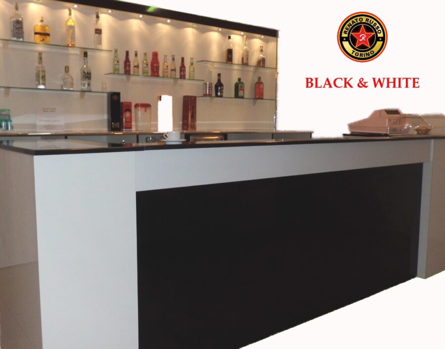 bancone bar colore nero